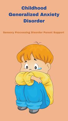 child crying and feeling anxious Generalized Anxiety Disorder in Children GAD 
