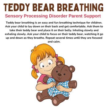 small child a girl holding a teddy bear teddy bear breathing activity mindful activities for children