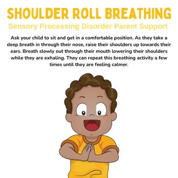 boy doing yoga and mindful shoulder roll mindful activities for children