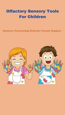 2 kids with sensory processing disorder playing with sensory finger paints Olfactory Sensory Toys & Tools for Sensory Processing Disorder