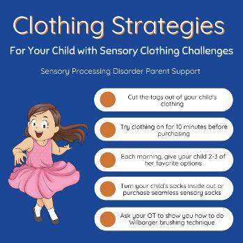 little girl twirling in a sensory friendly dress sensory clothing strategies clothing challenges 