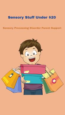 sensory child holding shopping nags Sensory Processing Disorder Tools & Toys for Under $20! 